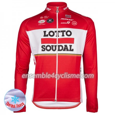 Maillot Cyclisme 2017 Lotto Soudal Hiver Thermal Fleece N001